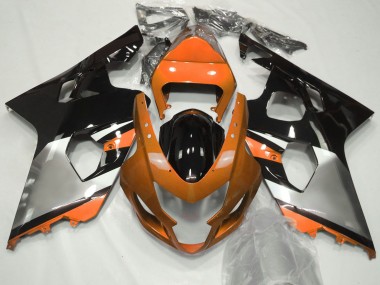 Carénages Moto Suzuki GSXR 600 / GSXR 750 2004-2005 - Orange Argent Noir Vendre