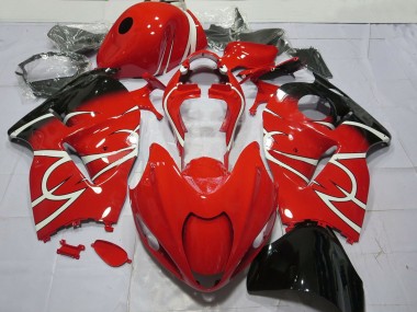 Carénages Moto Suzuki GSXR 1300 1996-2007 - Rouge Blanc Noir Vendre