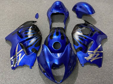 Carénages Moto Suzuki GSXR 1300 1996-2007 - Bleu Profond Noir Vendre