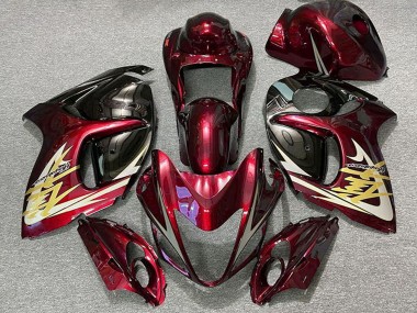 Carénages Moto Suzuki GSXR 1300 2008-2020 - Rouge Foncé Or Vendre