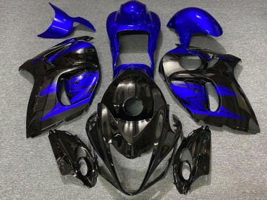 Carénages Moto Suzuki GSXR 1300 2008-2020 - Noir Brillant Bleu Profond Vendre