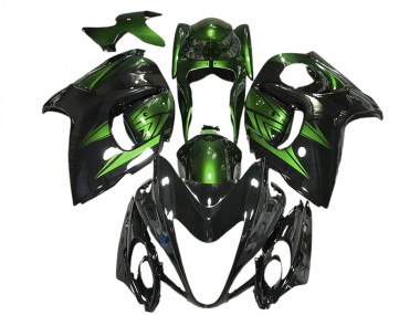 Carénages Moto Suzuki GSXR 1300 2008-2020 - Noir Brillant Vert Foncé Vendre