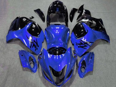 Carénages Moto Suzuki GSXR 1300 2008-2020 - Bleu Brillant Noir Vendre