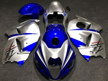 Carénages Moto Suzuki GSXR 1300 1996-2007 - Argent Bleu Vendre