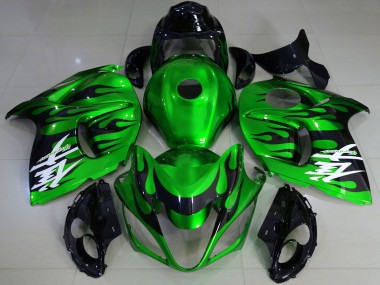 Carénages Moto Suzuki GSXR 1300 2008-2020 - Vert Brillant Noir Vendre