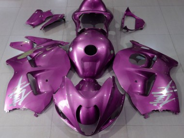 Carénages Moto Suzuki GSXR 1300 1996-2007 - Rose Brillant Argent Logo Vendre