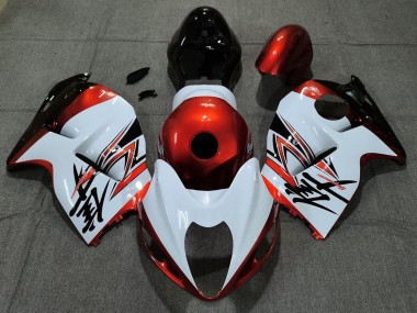 Carénages Moto Suzuki GSXR 1300 1996-2007 - Blanc Orange Vendre