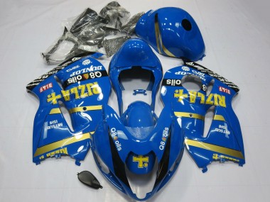 Carénages Moto Suzuki GSXR 1300 1996-2007 - Bleu Or Rizla Vendre