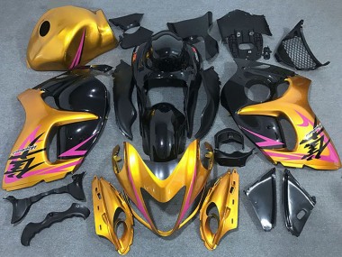 Carénages Moto Suzuki GSXR 1300 2008-2020 - Or Rose Noir Vendre
