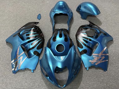Carénages Moto Suzuki GSXR 1300 1996-2007 - Sky Bleu Noir Vendre