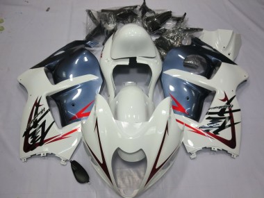 Carénages Moto Suzuki GSXR 1300 1996-2007 - Blanc Bleu Poussiéreux Vendre