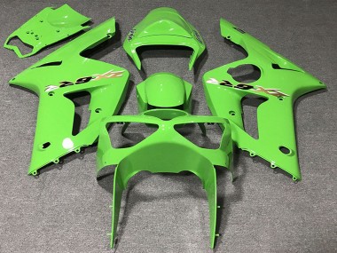 Carénages Moto Kawasaki ZX6R 2003-2004 - Vert Clair Vendre