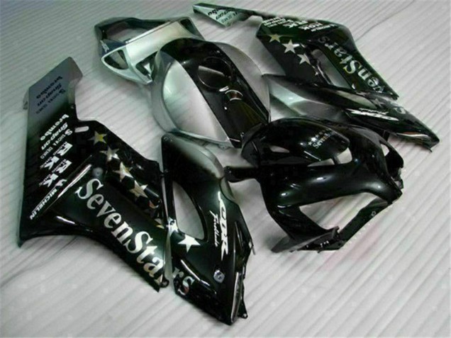 Carénages Moto Honda CBR1000RR 2004-2005 - Argent Noir Brillant SevenStars