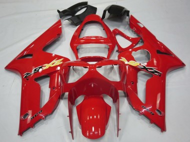 Carénages Moto Kawasaki ZX6R 2003-2004 - Rouge Vendre