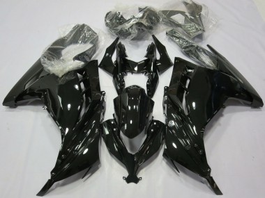 Carénages Moto Kawasaki Ninja 300 2013-2024 - Noir Brillant Vendre