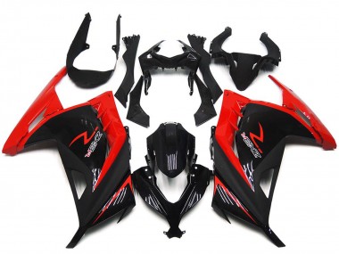 Carénages Moto Kawasaki Ninja 300 2013-2017 - Rouge Noir Brillant Vendre