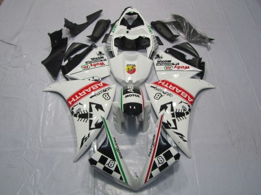 Carénages Moto Yamaha R1 2012-2014 - Blanc Rouge Vert Noir Abarth Wudy Motul Vendre
