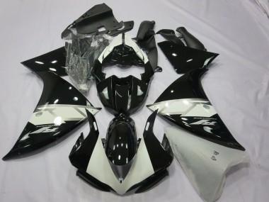 Carénages Moto Yamaha R1 2012-2014 - Noir Brillant Blanc Argent Vendre