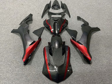 Carénages Moto Yamaha R1 2015-2019 - Fibre de Carbone Style Rouge Vendre