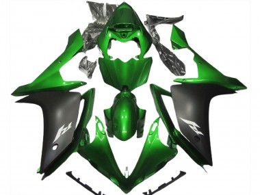 Carénage Moto Yamaha R1 2007-2008 - Vert Noir Mat Vendre