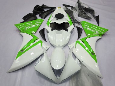 Carénages Moto Yamaha R1 2012-2014 - Blanc Vert Vendre