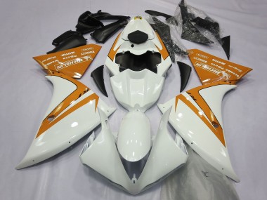 Carénages Moto Yamaha R1 2012-2014 - Blanc Orange Vendre