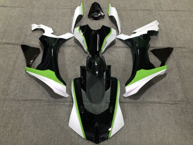 Carénages Moto Yamaha R1 2015-2019 - Blanc Vert Noir Brillant Vendre