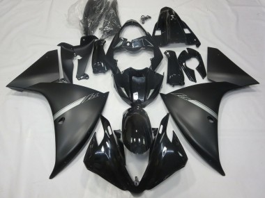 Carénages Moto Yamaha R1 2012-2014 - Noir Brillant Noir Mat Argent Vendre