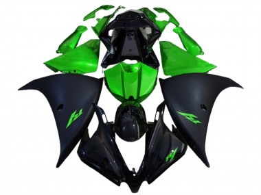 Carénages Moto Yamaha R1 2012-2014 - Noir Brillant Noir Mat Vert Vendre