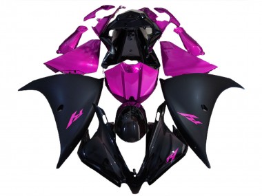 Carénages Moto Yamaha R1 2012-2014 - Noir Brillant Noir Mat Rose Vendre