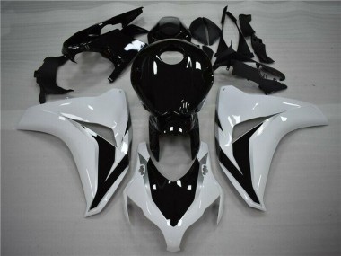 Kits Carénage Moto ABS Honda CBR1000RR 2008-2011 - Blanc Noir Brillant Vendre