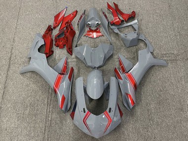Carénages Moto Yamaha R1 2015-2019 - Nardo Gris Rouge Vendre