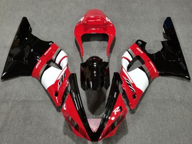 Carénages Moto Yamaha R1 2000-2001 - Rouge Blanc Noir Brillant Vendre