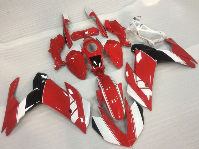 Carénage Moto Yamaha R3 2015-2018 - Rouge Blanc Noir Brillant
