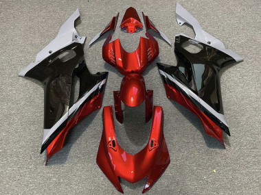 Carénages Moto Yamaha R6 2017-2023 - Gris Rouge Noir Brillant Vendre