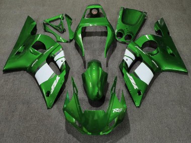Carénage Moto Yamaha R6 1998-2002 - Vert Blanc Vendre