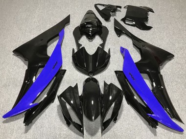 Carénages Moto Yamaha R6 2008-2016 - Bleu Noir Brillant Vendre