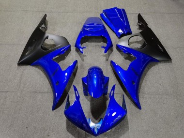 Carénages Moto Yamaha R6 2005 - Bleu Noir Mat Vendre