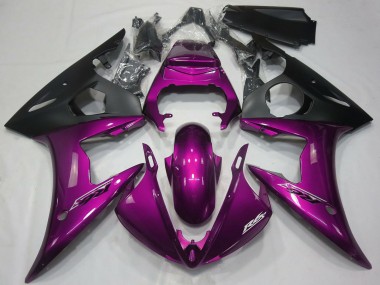 Carénages Moto Yamaha R6 2005 - Rose Foncé Noir Mat Vendre