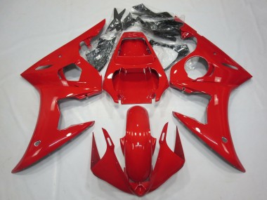 Carénages Moto Yamaha R6 2003-2004 - Rouge Brillant Vendre