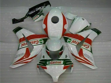 Carénages Moto Honda CBR1000RR 2008-2011 - Blanc Rouge Vert Castrol Vendre