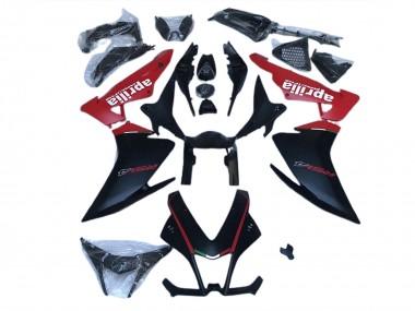 Carénages Moto ABS Aprilia RSV4 1000 2009-2015 - Noir Mat Rouge Vendre