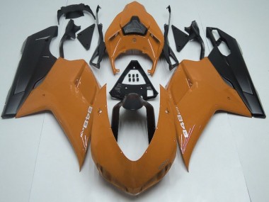 Carénages Moto Ducati 848 2007-2014 - Brun Noir Mat Vendre