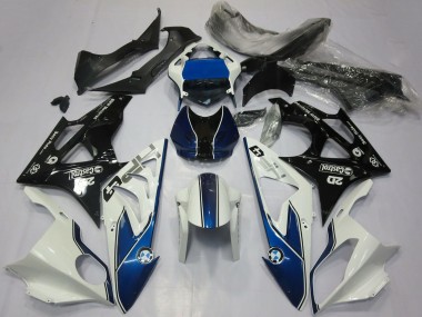 Carénages Moto BMW S1000RR 2017-2018 - Blanc Bleu Noir Brillant Vendre