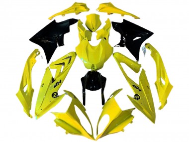 Carénages Moto BMW S1000RR 2009-2014 - Jaune Noir Brillant HP Vendre