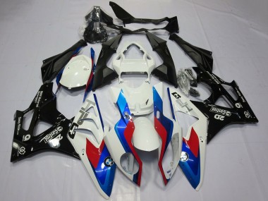 Carénages Moto BMW S1000RR 2009-2014 - Blanc Rouge Bleu Noir Brillant Castrol OEM Style Vendre