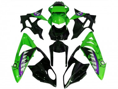 Carénages Moto BMW S1000RR 2017-2018 - Vert Violet Noir Brillant Requin Vendre