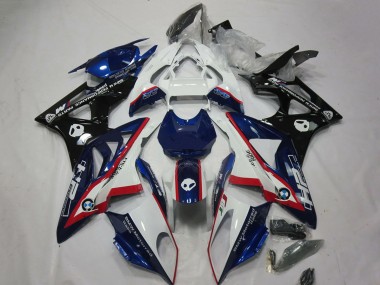 Carénages Moto BMW S1000RR 2009-2014 - Blanc Rouge Bleu Noir HP Vendre