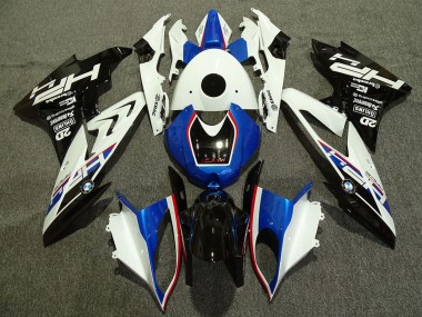 Carénages Moto BMW S1000RR 2009-2014 - Blanc Rouge Bleu Noir Brillant HP Vendre