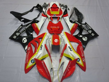 Carénages Moto BMW S1000RR 2009-2014 - Blanc Rouge Jaune Noir Brillant Vendre